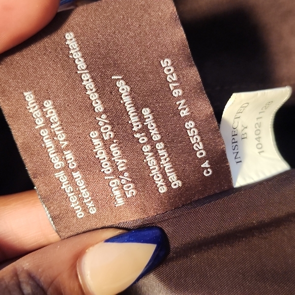 Brown Danier Suede Leather Trench Coat Jacket - Picture 11 of 12